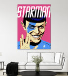 Starman by Bily Mariano da Luz on GIANT ART - pink digital painting