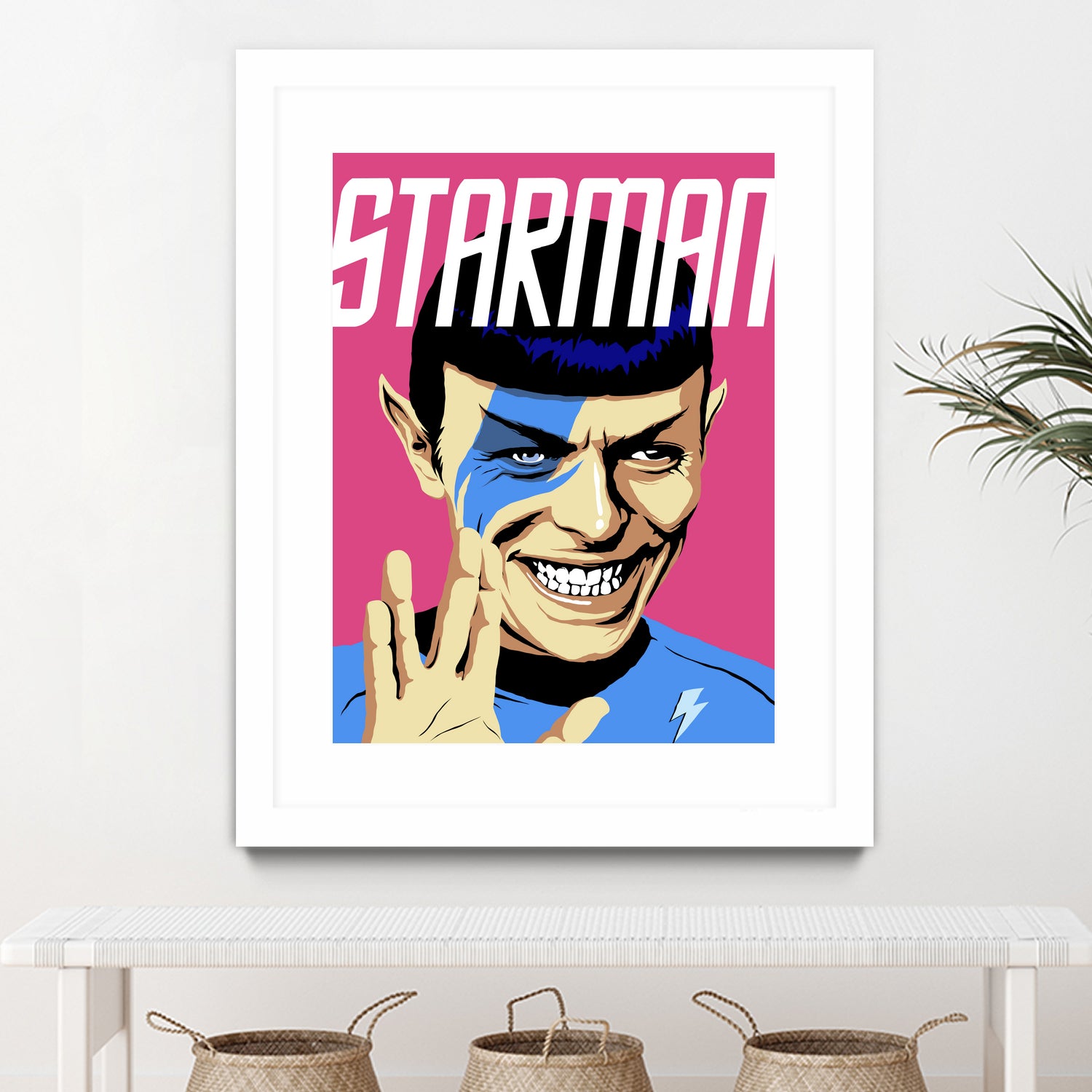 Starman by Bily Mariano da Luz on GIANT ART - pink digital painting