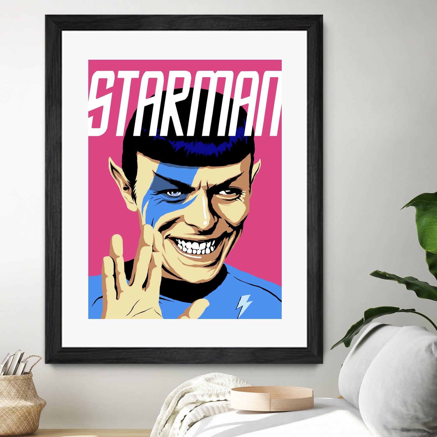 Starman by Bily Mariano da Luz on GIANT ART - pink digital painting