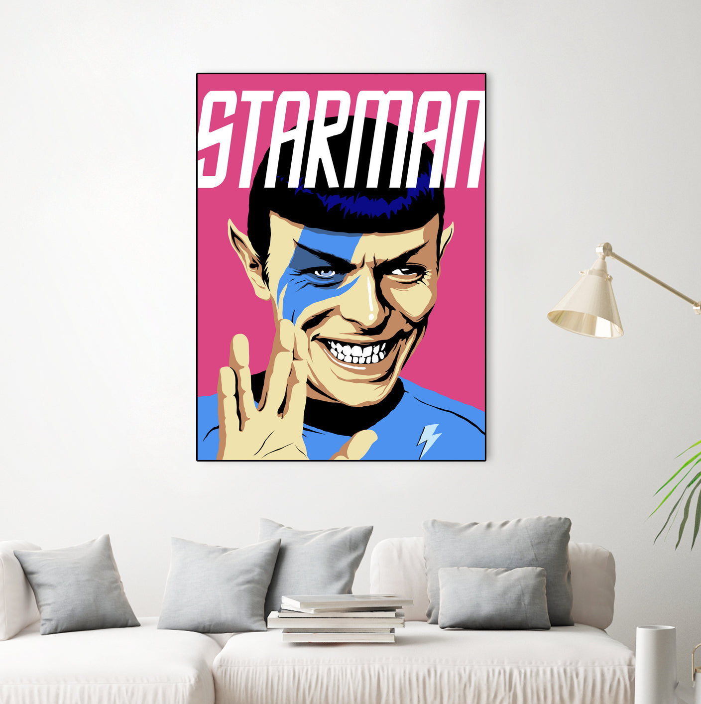 Starman by Bily Mariano da Luz on GIANT ART - pink digital painting