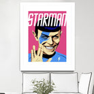 Starman by Bily Mariano da Luz on GIANT ART - pink digital painting