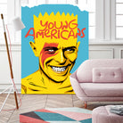 Young Americans by Bily Mariano da Luz on GIANT ART - blue digital drawing