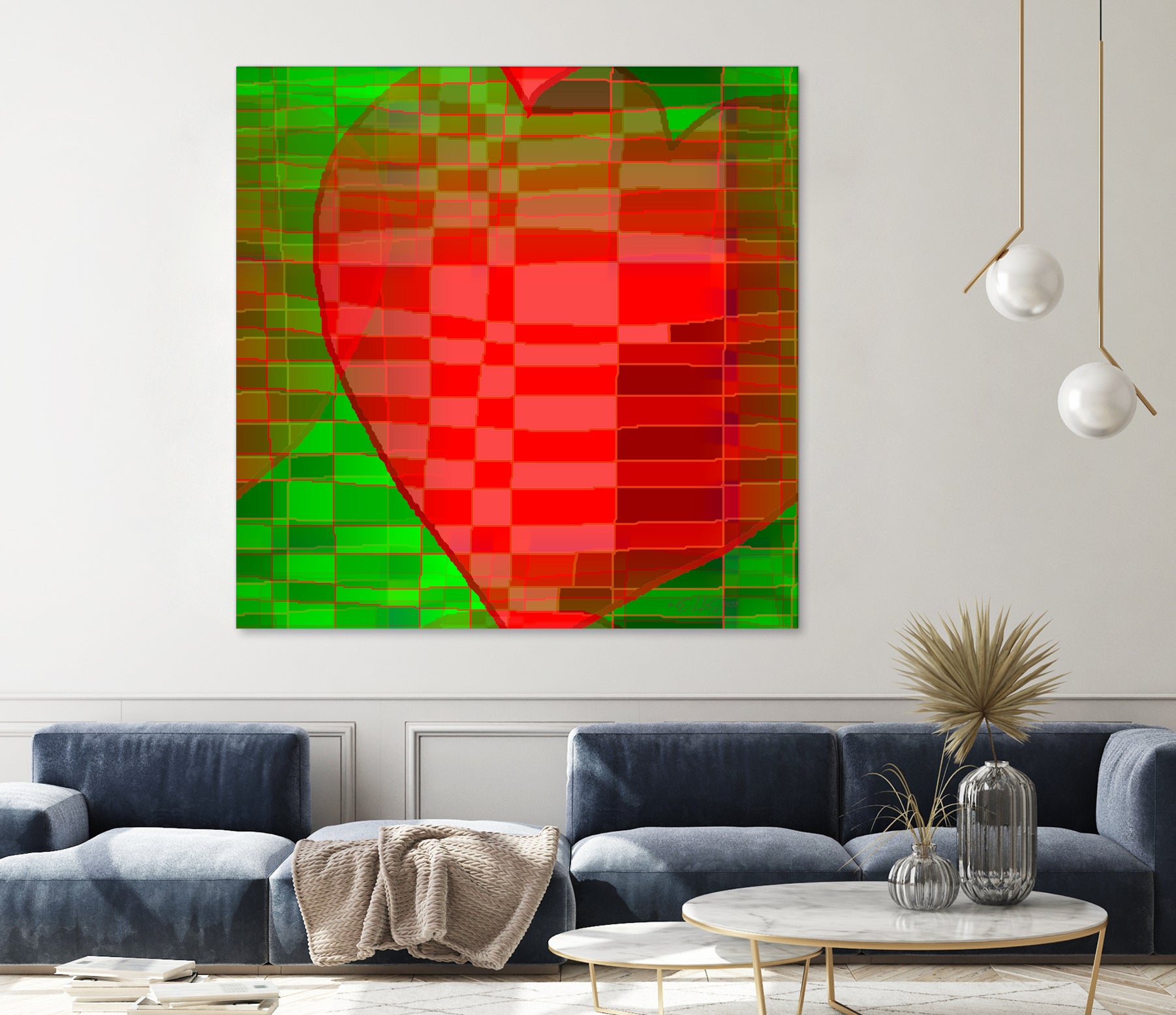 Muttertag     2023 by Thomas Dellenbach  dELLaS on GIANT ART - red digital painting