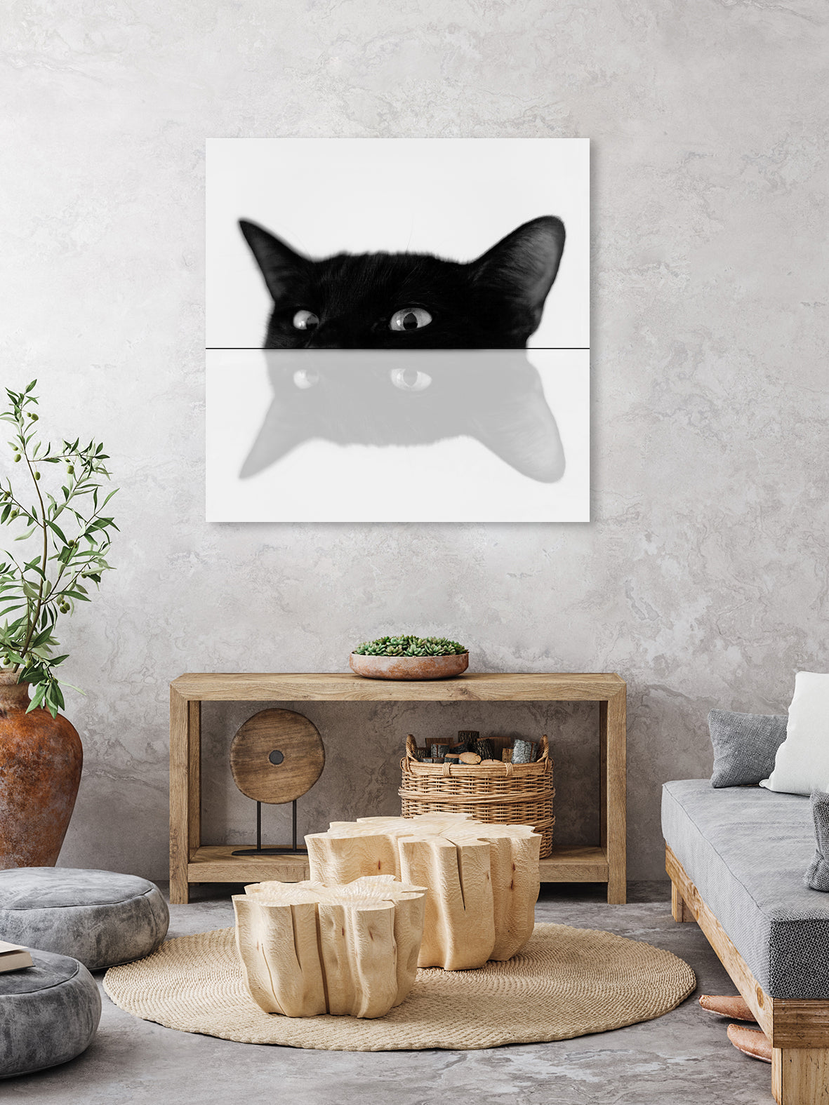 Cat by Tsvetelina Yurukova on GIANT ART - black photo illustration