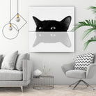 Cat by Tsvetelina Yurukova on GIANT ART - black photo illustration