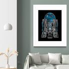 Neon Droid by Antonio Camarena on GIANT ART - black digital painting