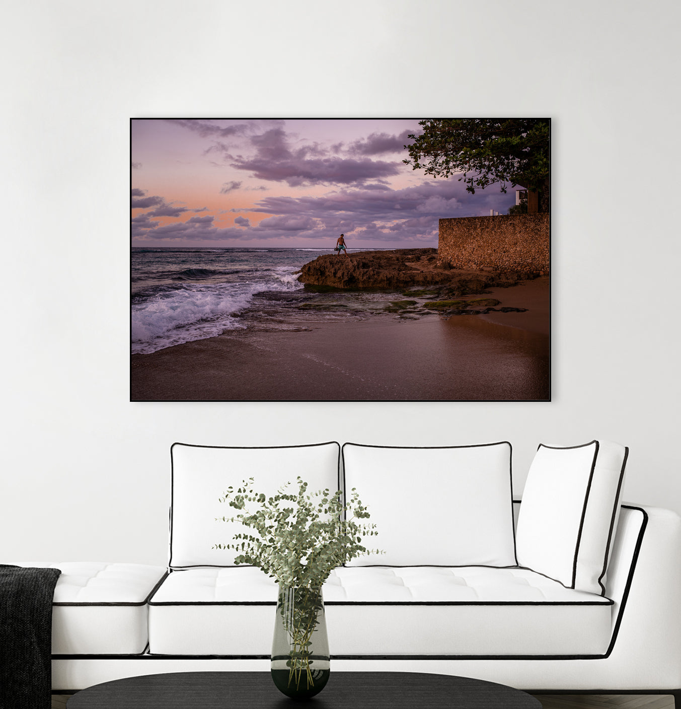 Puerto Rico Blue Hour by Reid Harrison on GIANT ART - fuchsia photo manipulation