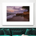 Puerto Rico Blue Hour by Reid Harrison on GIANT ART - fuchsia photo manipulation