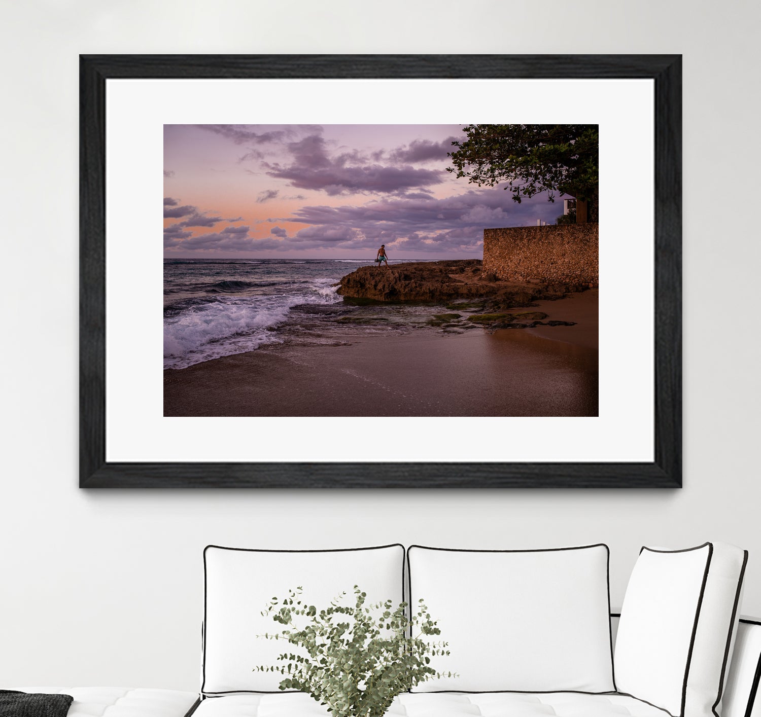 Puerto Rico Blue Hour by Reid Harrison on GIANT ART - fuchsia photo manipulation