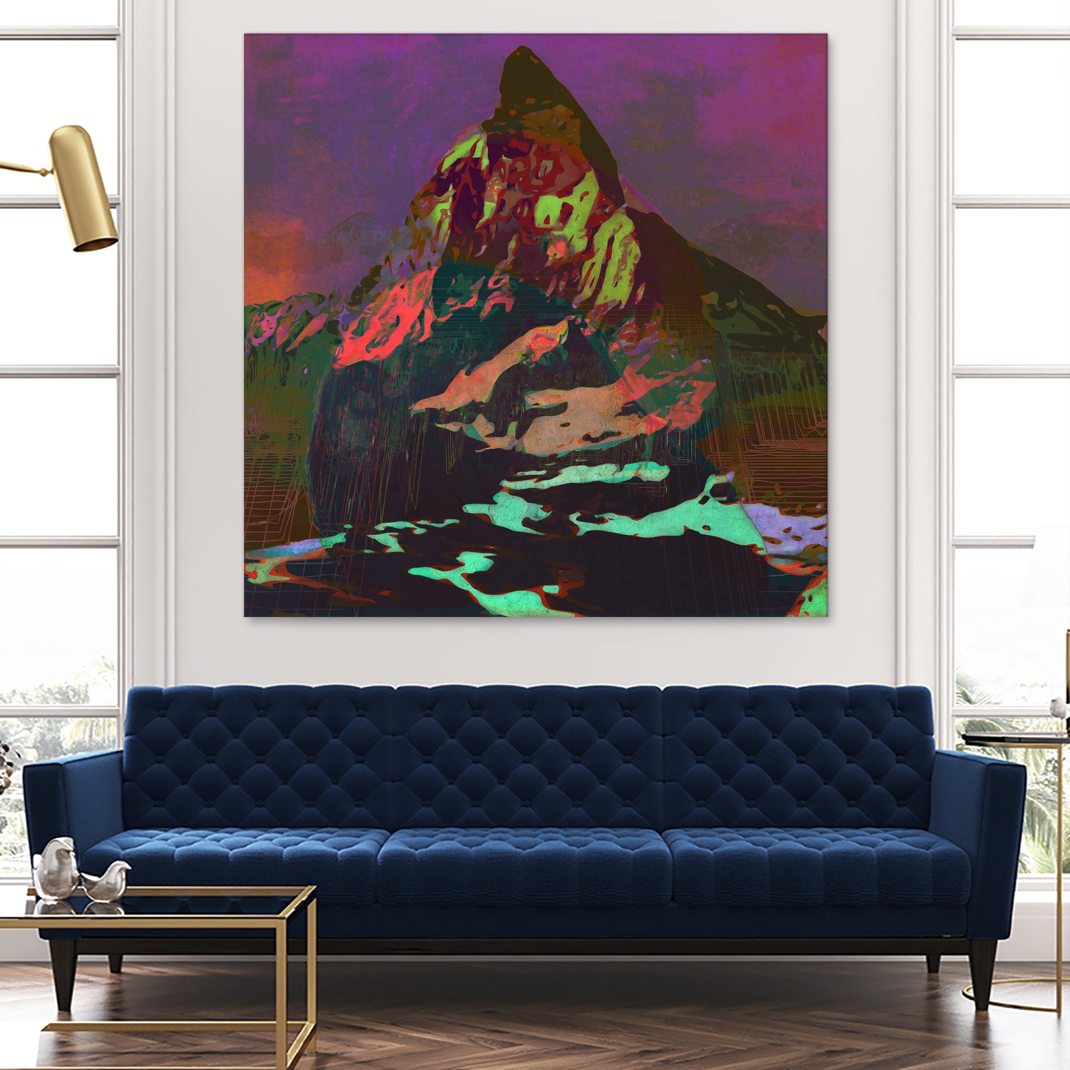 Coloria by Jamison Gish on GIANT ART - fuchsia digital painting