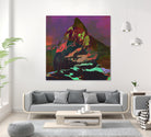 Coloria by Jamison Gish on GIANT ART - fuchsia digital painting