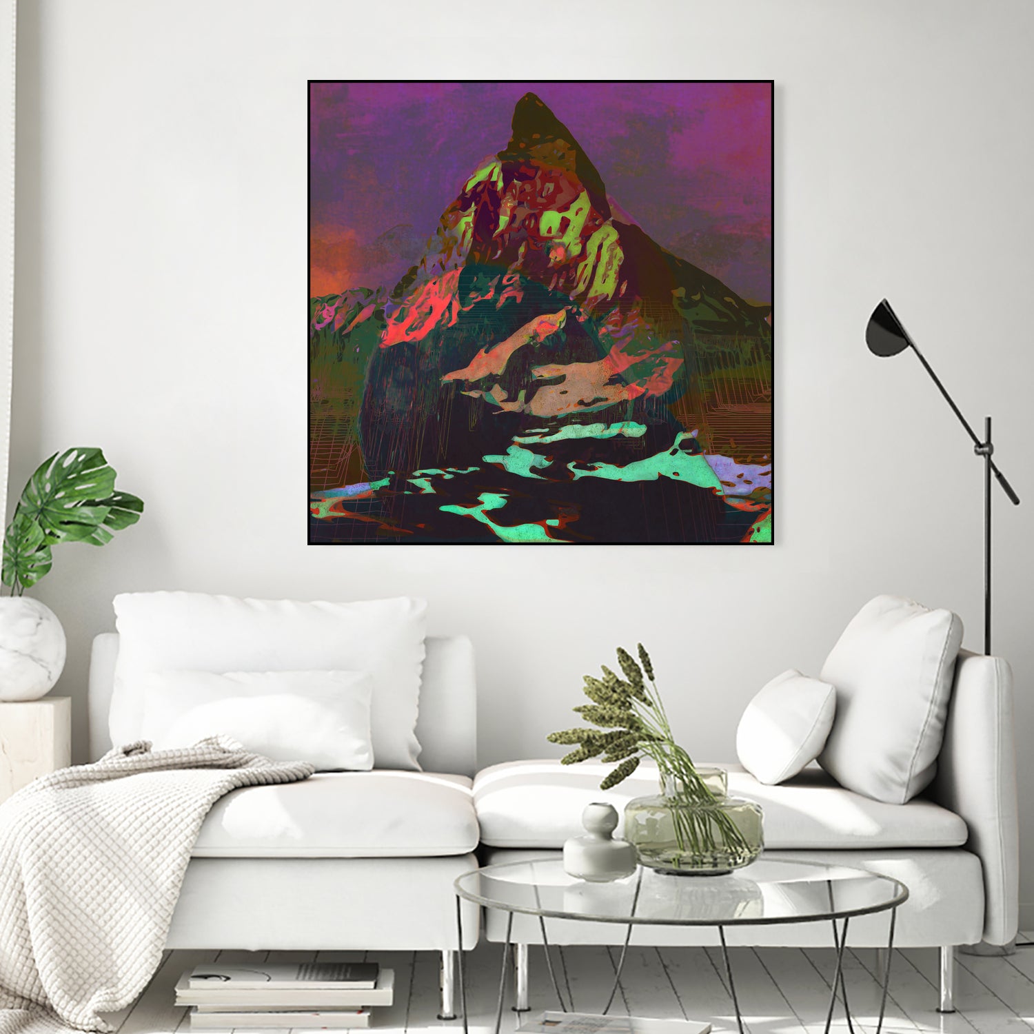 Coloria by Jamison Gish on GIANT ART - fuchsia digital painting