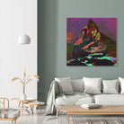 Coloria by Jamison Gish on GIANT ART - fuchsia digital painting