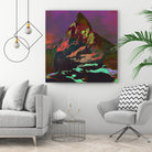 Coloria by Jamison Gish on GIANT ART - fuchsia digital painting