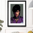 prince-head by Dan Avenell on GIANT ART - green digital painting