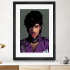 prince-head by Dan Avenell on GIANT ART - green digital painting