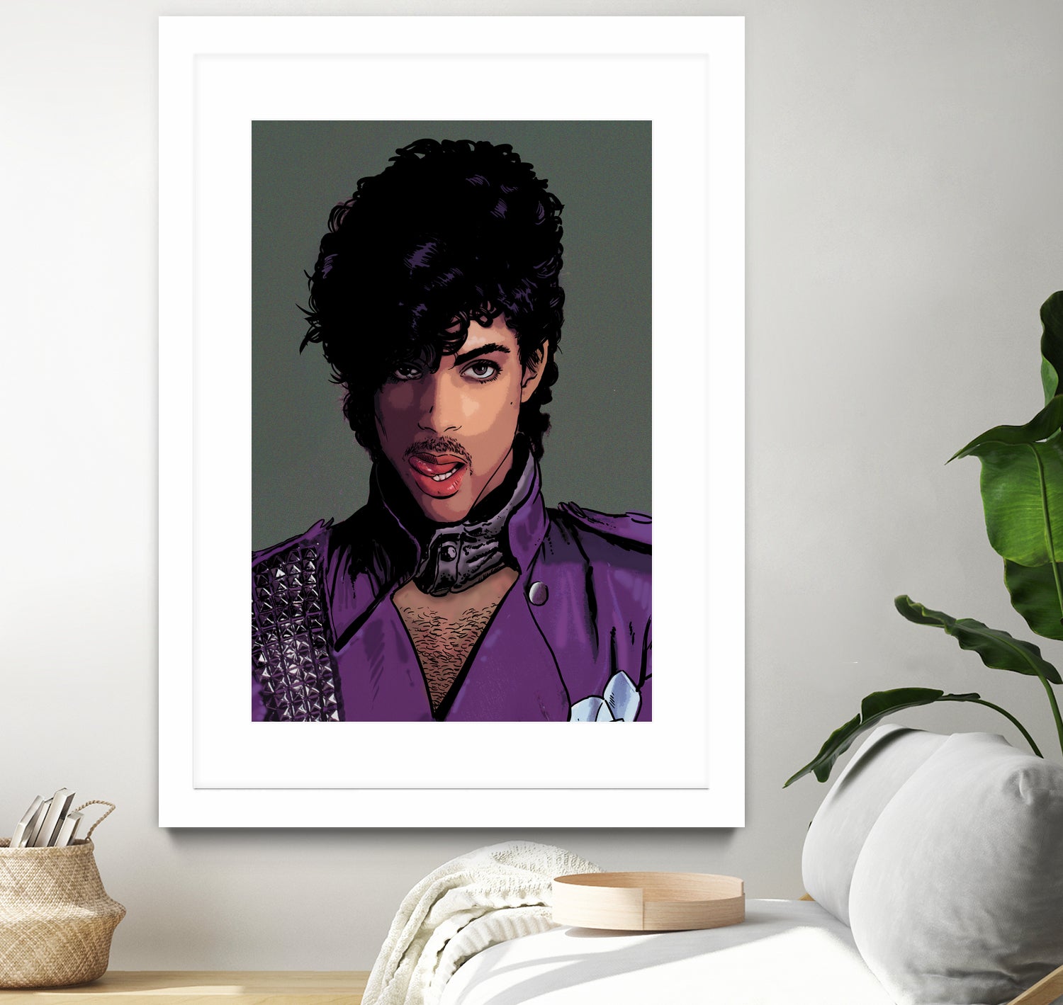 prince-head by Dan Avenell on GIANT ART - green digital painting