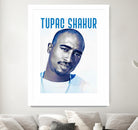 Tupac Shakur by Sergej Midas on GIANT ART - white digital drawing