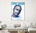 Tupac Shakur by Sergej Midas on GIANT ART - white digital drawing