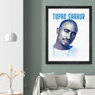 Tupac Shakur by Sergej Midas on GIANT ART - white digital drawing