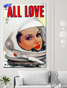 All Love comic book cover | Astronaut Girl by TULIO ALMEIDA on GIANT ART - white digital painting