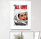 All Love comic book cover | Astronaut Girl by TULIO ALMEIDA on GIANT ART - white digital painting