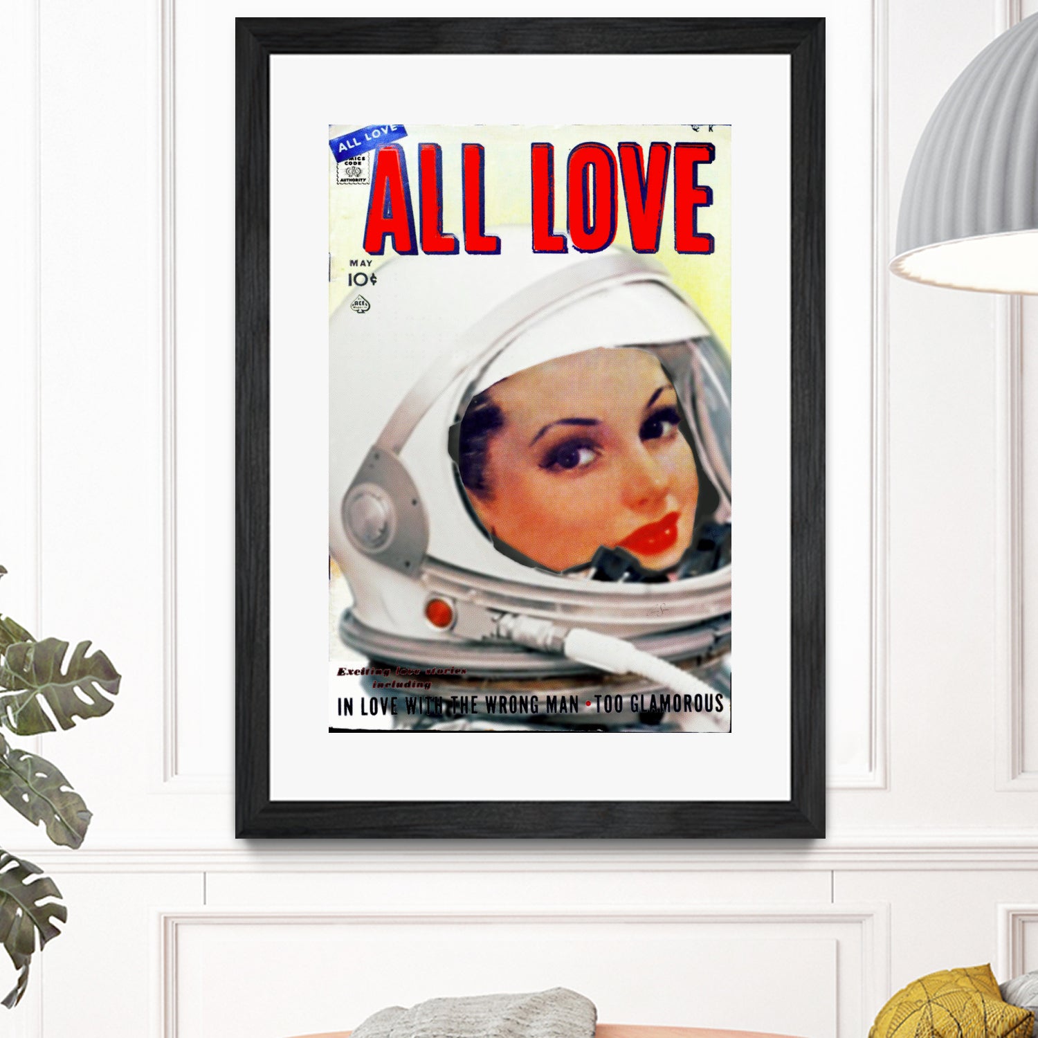 All Love comic book cover | Astronaut Girl by TULIO ALMEIDA on GIANT ART - white digital painting