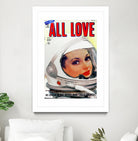 All Love comic book cover | Astronaut Girl by TULIO ALMEIDA on GIANT ART - white digital painting