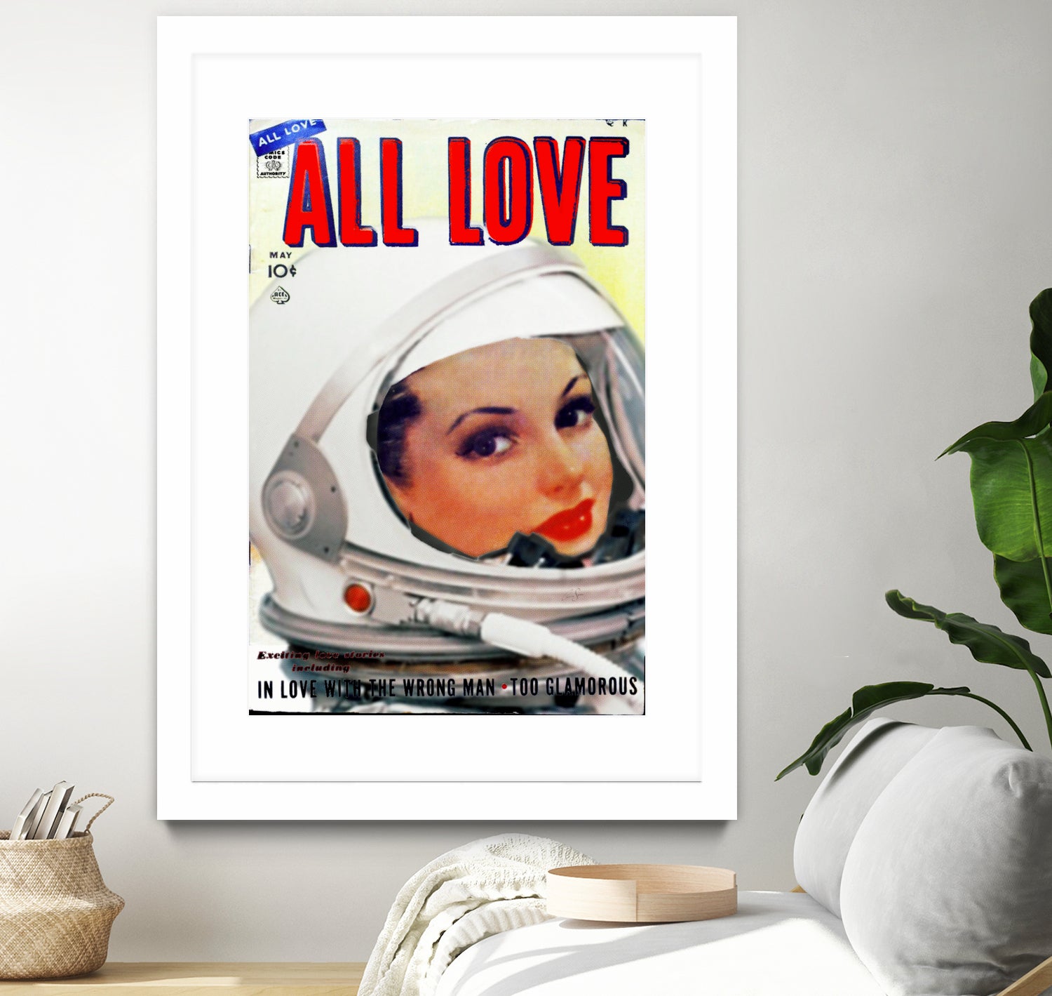 All Love comic book cover | Astronaut Girl by TULIO ALMEIDA on GIANT ART - white digital painting