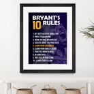 Kobe Bryant Basketball by Muamar Kadhafi on GIANT ART - black digital drawing