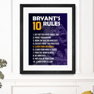 Kobe Bryant Basketball by Muamar Kadhafi on GIANT ART - black digital drawing