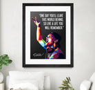 Avicii Quotes by Muamar Kadhafi on GIANT ART - black digital drawing