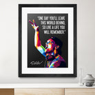 Avicii Quotes by Muamar Kadhafi on GIANT ART - black digital drawing