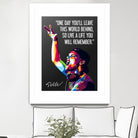 Avicii Quotes by Muamar Kadhafi on GIANT ART - black digital drawing