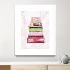 stack of fashion books and a gucci bag by miguel angel romero franco on GIANT ART - pink digital drawing