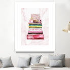 stack of fashion books and a gucci bag by miguel angel romero franco on GIANT ART - pink digital drawing