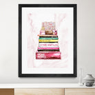 stack of fashion books and a gucci bag by miguel angel romero franco on GIANT ART - pink digital drawing