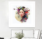 Watercolor Floral Asian Woman #3 by Isabel Cerdá Muñoz on GIANT ART - green digital painting