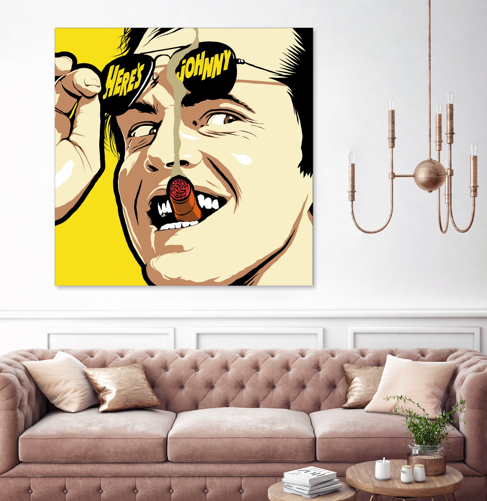 Shiny Sunglasses by Bily Mariano da Luz on GIANT ART - yellow digital painting