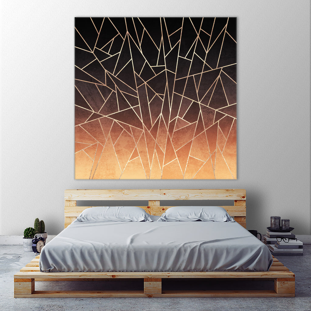 Shattered Ombre by Elisabeth Fredriksson on GIANT ART - brown digital painting