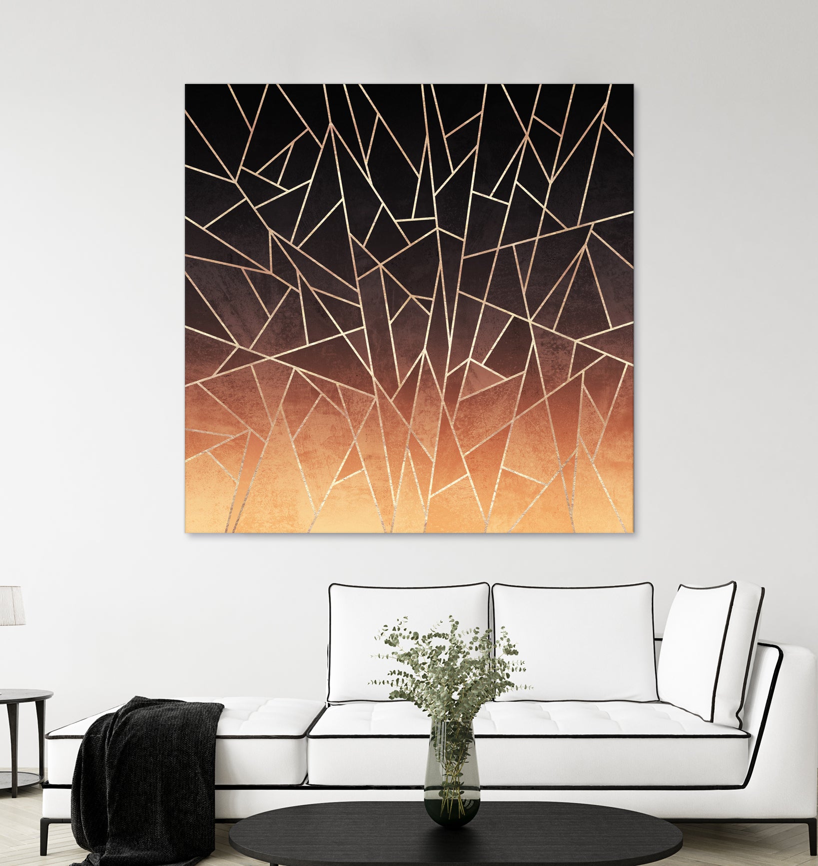 Shattered Ombre by Elisabeth Fredriksson on GIANT ART - brown digital painting