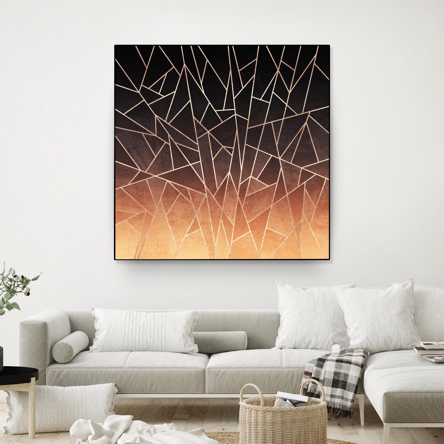 Shattered Ombre by Elisabeth Fredriksson on GIANT ART - brown digital painting