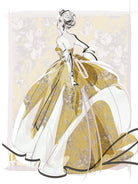 The Golden Gown by Jennifer Griffey on GIANT ART - yellow digital painting