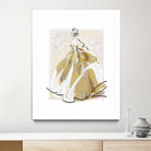 The Golden Gown by Jennifer Griffey on GIANT ART - yellow digital painting