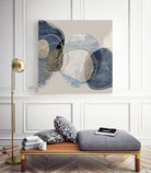 Conglomerate I by Pi Studio on GIANT ART - blue mixed media