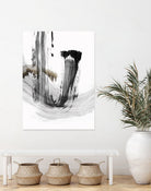 A Loner I by Pi Studio on GIANT ART - gray mixed media