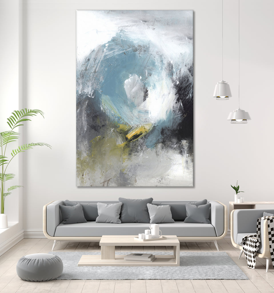 Aquamarine II by Pi Studio on GIANT ART - blue mixed media