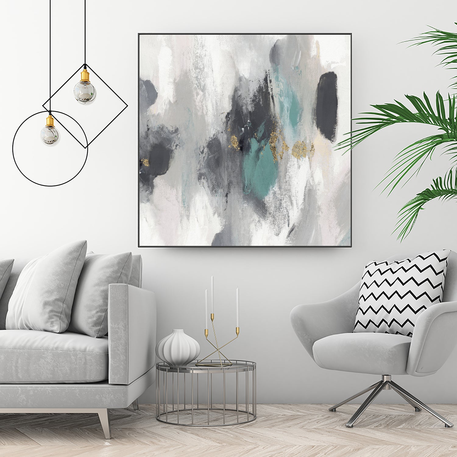 Gray Days I by Pi Studio on GIANT ART - gray mixed media