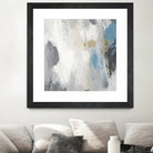 Gray Days II by Pi Studio on GIANT ART - blue mixed media