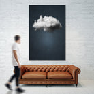 WAITING MAGRITTE by Paolo Bordegoni on GIANT ART - blue digital painting